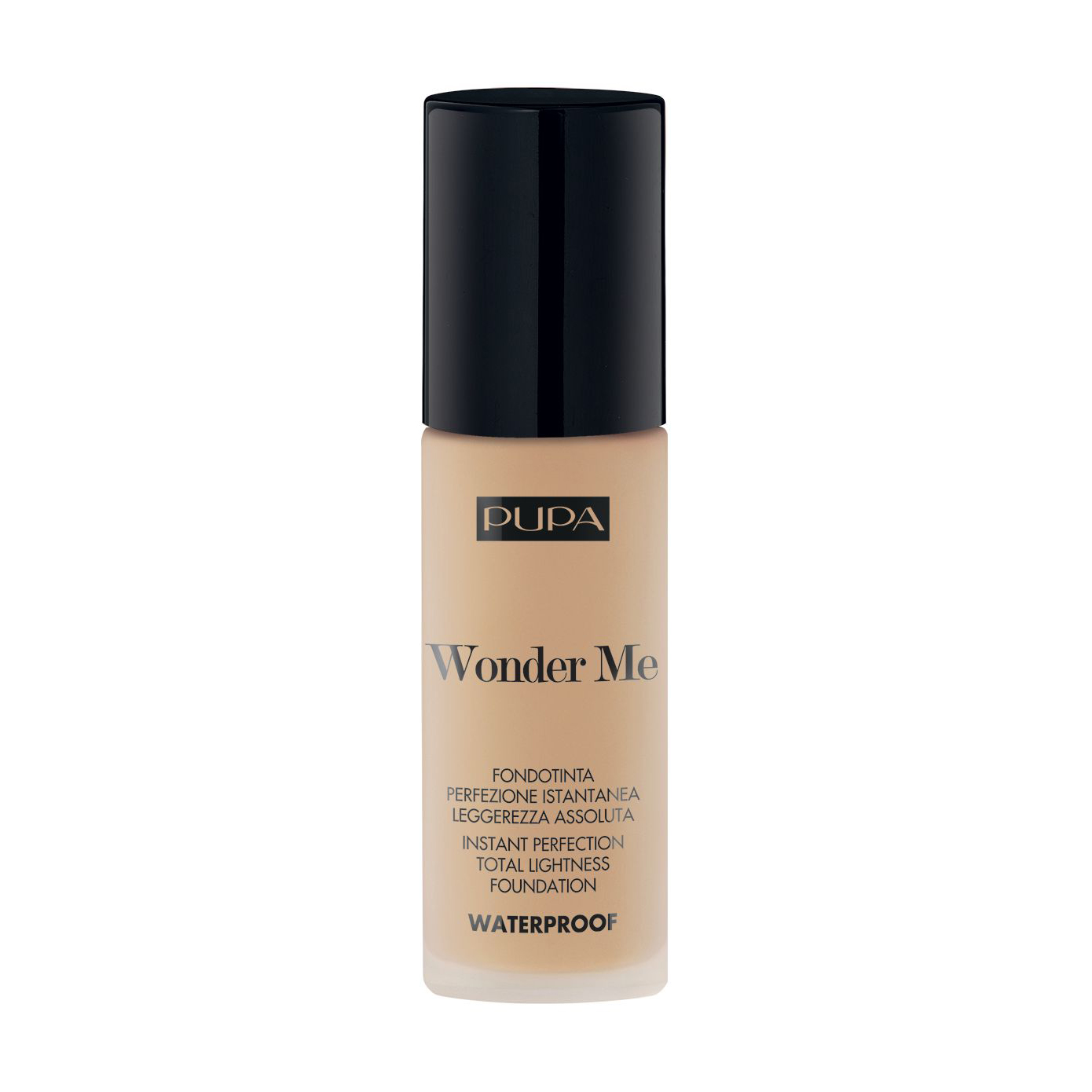 Водостійка тональна основа для обличчя Pupa Waterproof Wonder Me Fluid Foundation, 035 Medium Sand, 30 мл